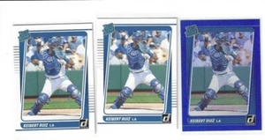 2021 DONRUSS KEIBERT RUIZ 2 RATED ROOKIE 1 BLUE BLUE HOLO RATED RC ANGLES - Picture 1 of 1