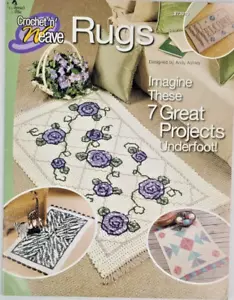 Annie's Attic  Crochet 'N' Weave RUGS Patterns | 7 Projects | Andy Ashley - Picture 1 of 2