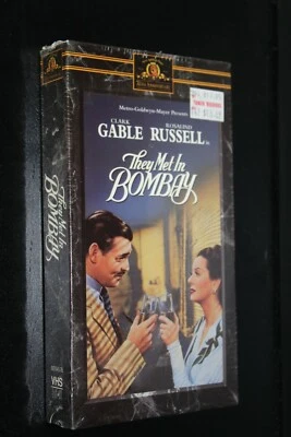 They Met In Bombay VHS Cassette Tape Brand New Factory Sealed MGM Clark Gable - Image 1 of 3