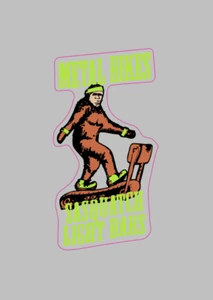 Metal Bike Co. Sasquatch Light bmx Handlebar decal - Picture 1 of 1