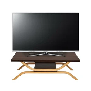 B-Ware TV-Rack MCW-H38, Fernsehtisch TV-Tisch, 35x110x48cm, Eiche-Optik, braun - Bild 1 von 5