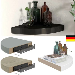 1/2/4x Eckregal Hängeregal Wandregal aus Holz MDF freischwebendCD DVD Wand Regal - Bild 1 von 137