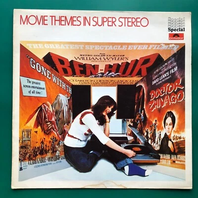Cyril Ornadel MOVIE THEMES IN SUPER STEREO Soundtrack LP Ben Hur El Cid Navarone - Image 1 of 4