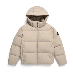 NATIONAL GEOGRAPHIC CAIMAN SHORT DOWN JACKETN244UDW851 070 BEIGE ASIAN FIT S-3XL - Picture 1 of 9