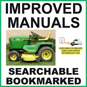 John Deere 322 330 332 430 Rasen Gartentraktoren Service Technisches Handbuch TM1591 - Bild 1 von 7