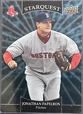 2009 Upper Deck Starquest Turquoise Common "Papelbon" - Image 1 of 2