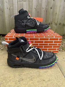 Authentic Nike Air Force 1 Mid x Off-White UK 9 Brand New Boxed 2022 Release ✔️ - Picture 1 of 5