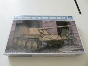 MAQUETTE TRUMPETER 1/35 KRUPP ARDELT WAFFENTRAGER 88 MM PAK-43 TANK CHAR - Picture 1 of 2