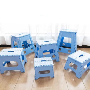 400-pound Capacity Folding Stool Easy-to-fold Step Heavy Duty Portable - Picture 1 of 13