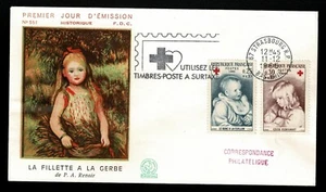 Sobre primer día Francia 1965 Croix Rouge Cruz Roja first day - Imagen 1 de 2