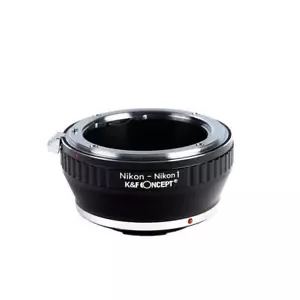 K&F Concept Lens Adapter for Nikon F Mount Lens to Nikon 1 Series Cameras Body - Picture 1 of 9