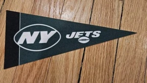 NFL New York Jets 9” x 4” Felt Pennant Mini Flag Rico Tag Express - Picture 1 of 2