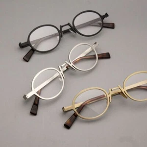 Pequeñas gafas redondas vintage para hombre y mujer con capacidad RX marcos retro 43-17-135 - Imagen 1 de 24