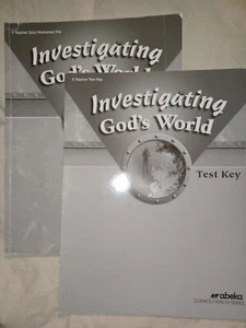 A Beka Book: Investigating God's World: Grade 5 Teacher Test Key quiz/worksheet - Picture 1 of 5
