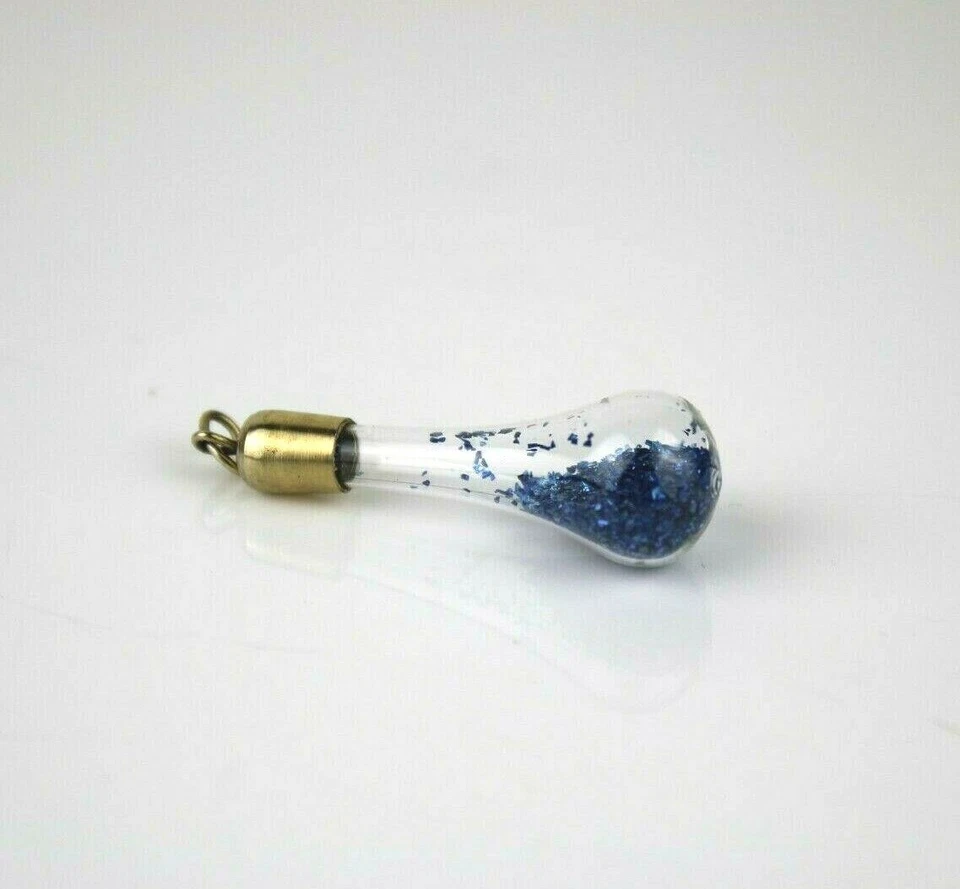 Ciondolo di Vetro per Collana Polvere di Fata Mezzanotte Blu Collezionismo - Immagine 1 di 4