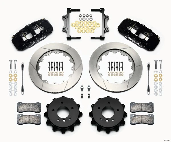 Kit de freno trasero grande Wilwood BMW 325i,328i,335i Aero4 con freno de estacionamiento, rotores de 14" Foto 1 de 4