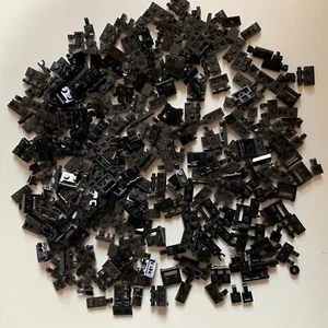 340 LEGO brand new BLACK modified black plates 2x1 brick Star Wars Batman MARVEL - Picture 1 of 3