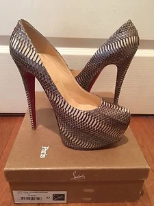Christian Louboutin Daffodile 160 Ayers Naturel Size 42 - Picture 1 of 1