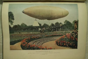 rare antique old vtg French Aviation aircraft flying airplane Figaro Illustre - Picture 1 of 10