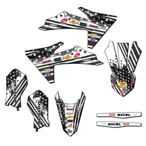 2024-2025 SX 50 MERICA Grey Senge Graphics Kit Compatible with KTM - Picture 1 of 10