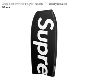 Brandneu Supreme® x Morey® Match 7 schwarzes Bodyboard - SS21 - Bild 1 von 3