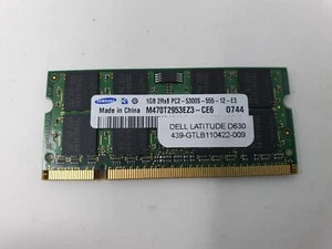 Dell Latitude D630 Memory RAM 1GB DDR2 PC2-5300S Samsung M470T2953EZ3 - Picture 1 of 5