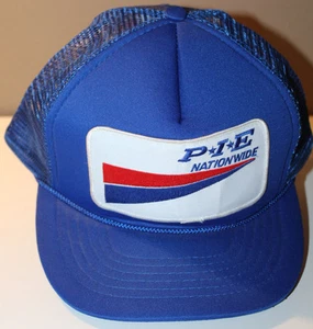 PIE Nationwide Blue Cap Hat Vintage Snapback w Patch 1Size Fits All Adjustable - Bild 1 von 7