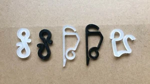 50 x grondaia appendere ganci / clip per Natale Xmas string luci all'aperto - Foto 1 di 14