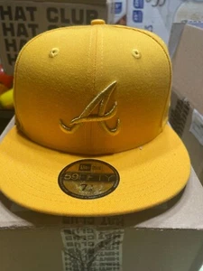 Mütze Club Exclusive Atlanta Braves Fitted "Gold" Olympia Pack 7 3/8 - Bild 1 von 4