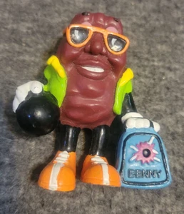 VTG 1980s Applause California Raisin Plastic PVC figurine Bowling Cake Topper - Picture 1 of 12