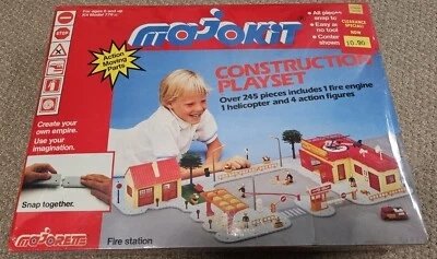 Majorette Fire Station Majokit Playset Vintage in UNOPENED Box  Model 77952 - Image 1 of 4