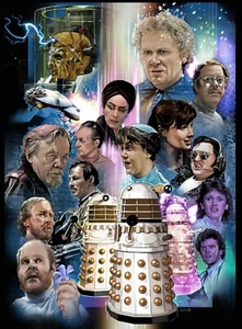 doctor who 6th Dr Story revelation of the daleks A3 Poster By Jason Fletcher - Picture 1 of 1