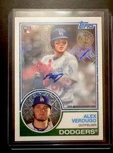 2018 Topps Silver Pack Chrome '83 35th Anniversary Auto Alex Verdugo 2/199 RC - Picture 1 of 2