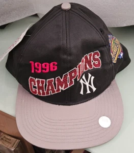 drew pearson 1996 WORLD SERIES CHAMPIONS NEW YORK YANKEES snapback cap hat - Picture 1 of 5