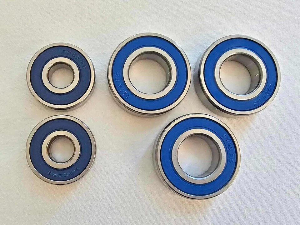 Rodamientos de rueda delanteros y traseros Kawasaki S2 Mach II 1972-1973 Foto 1 de 1