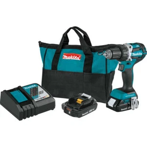 Makita XFD12R 18-Volt 1/2-Inch 2.0Ah Compact Cordless Driver-Drill Kit - Picture 1 of 8