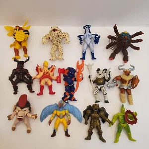 Vintage MMPR Power Rangers Evil Aliens Lot Of 13 With Weapons - Picture 1 of 23