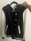 Black And White teenage Boy Jacket, Style/ Trend, Size Small, Comfortable Outfit