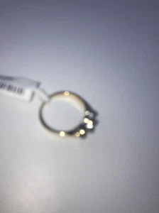 Women 14K Yellow Gold Illusion Halo Setting Size 7.50 - Picture 1 of 8
