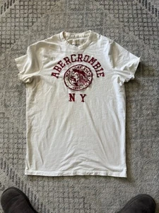 VINTAGE Abercrombie & Fitch T Shirt Size XXL 90s Y2K Muscle - NY State Indians - Picture 1 of 5