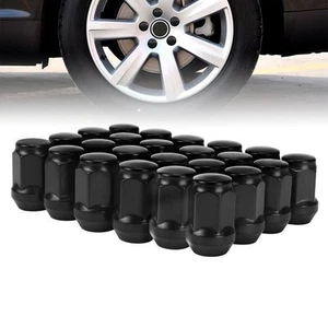 Black Steel Wheel Lug Nut Replacement Kit Size 12x1 25 Includes 24 Pieces - Picture 1 of 12