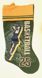 Holiday Time Weihnachten grün/gelb/blau/weiß Basketball 25 Strumpf - Bild 1 von 3