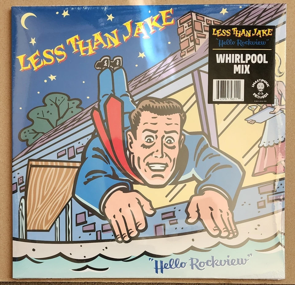 Less Than Jake - Hello Rockview - New 1 LP Whirlpool Mix Colored Vinyl  - Image 1 of 3
