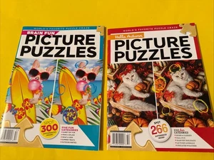 2- PICTURE PUZZLES MAGAZINES - 2025 - FREE SHIPPING- BRAND NEW ! - Picture 1 of 2