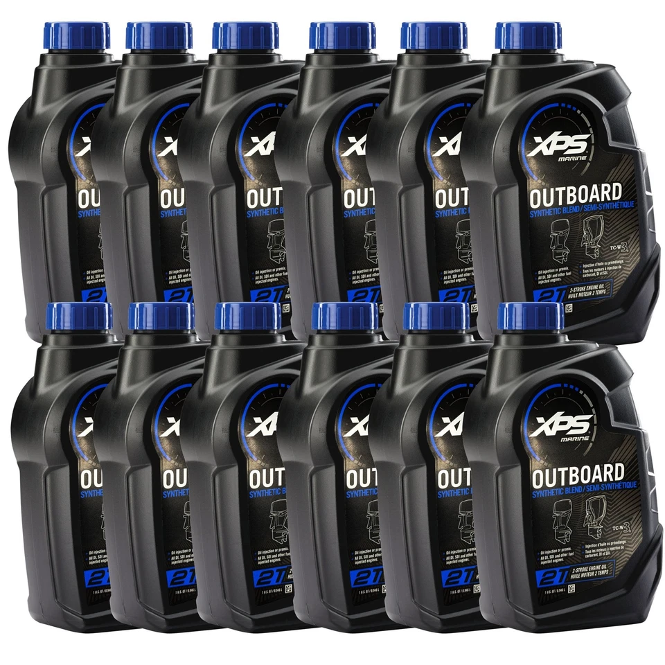Aceite de motor fueraborda XPS 2T mezcla sintética Johnson Evinrude XD50 2 tiempos TCW3 Foto 1 de 1
