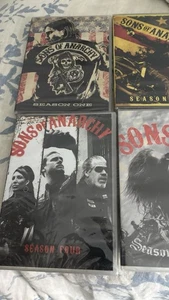 SONS OF ANARCHY SEASON 1, 2 3 4 SEALED CD SET. FX TV series show great deal Xmas - Foto 1 di 6