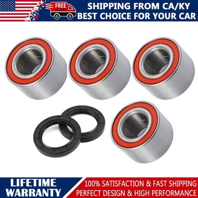 4 Wheel Bearings & 2 Seals Fit Can-Am Renegade/Commander/Maverick 1000 850 800 - Image 1 of 4