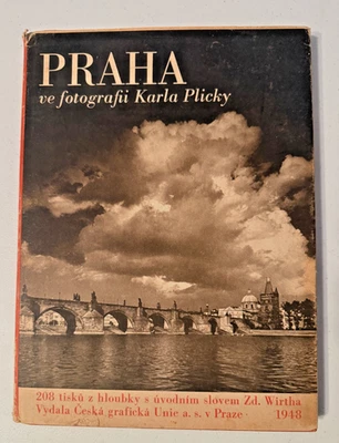 Praha ve fotografii Karel Plicka 1948 Czech Photography Book Prague Architecture - Image 1 of 4
