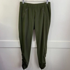 Athleta Forest Green Aspire Ankle Pants Size 6T - Picture 1 of 7