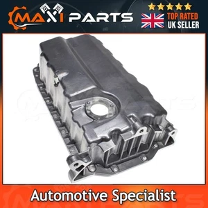cárter de aceite del motor Audi A3 MK2 8P 2003-2013 con aleación de orificio sensor - Imagen 1 de 4